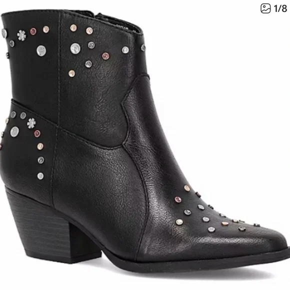 🆕 FRYE & CO Leather Studded Western Boots - Picture 7 of 9
